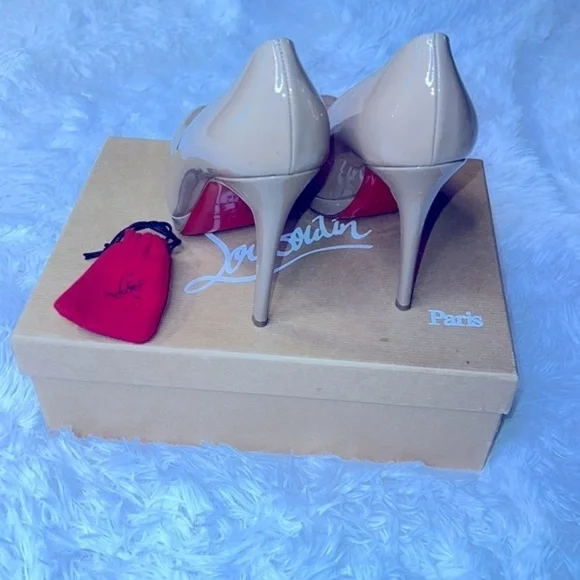 🔥Christian Louboutin Nude PumpBEIGE Size 8 - Picture 10 of 13